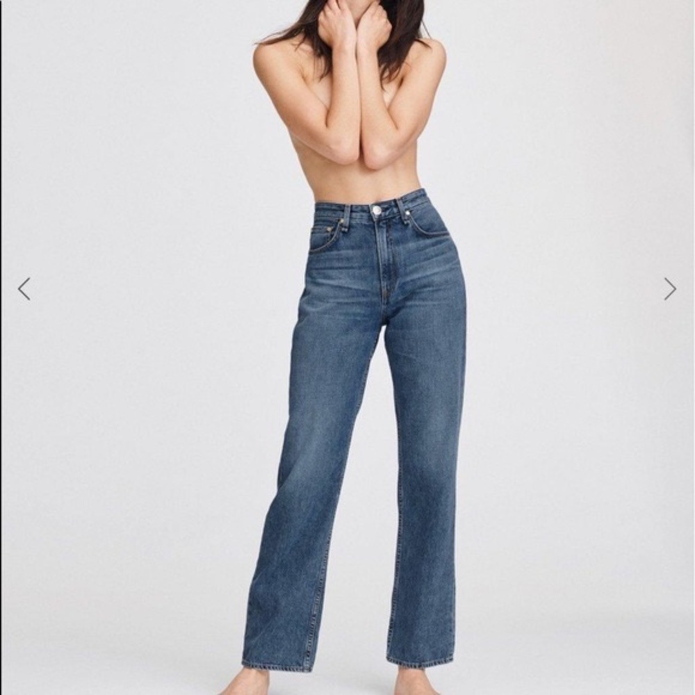 Rag & Bone Ruth Super High Rise Straight Jean